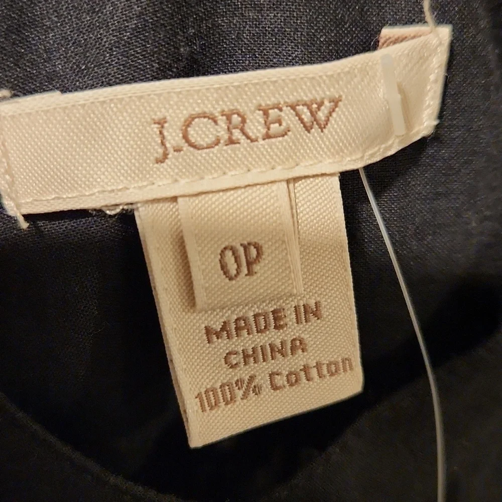 ❤️ NWT! J CREW DELANEY EYELET HEM TOP, 0P